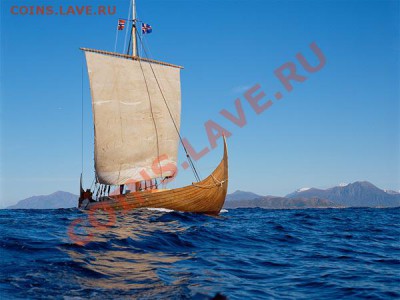 Монеты с Корабликами - native-americans-vikings-iceland