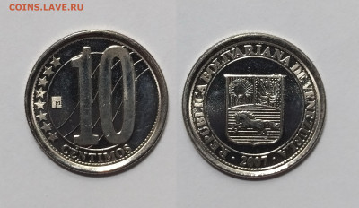 Венесуэла 10 сентимос 2007 года без обращения - 22.01 - IMG_20250118_191411