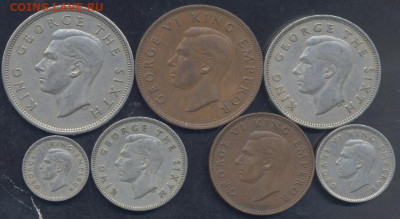 2 пенни- полукрона 1947-1951 г.г. - Георг Шестой1