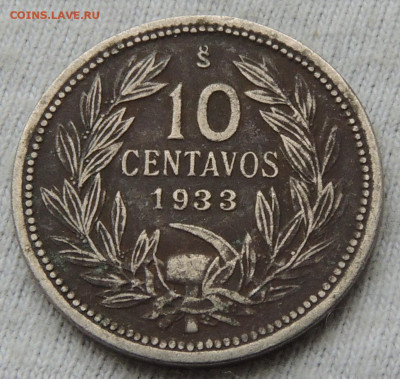 Чили 10 сентаво 1933 до 24.01.2025 - Чили 10 сентаво 33.JPG