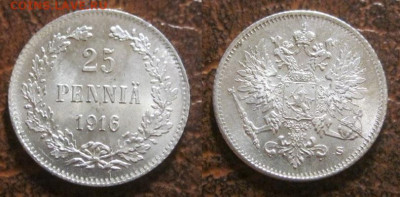 1916 Финляндия 25 пенни до 27.01 в 22-30 мск - IMG_8694.JPG
