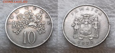 Ямайка 10 центов 1972 28 янв. 22:00 - ЯМАЙКА 10 центов 1972 20191225_1225