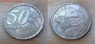 Бразилия 50 сентаво 2009 28 янв. 22:00 - БРАЗИЛИЯ 50 сентаво 2009 20191124_1139