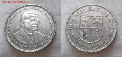 Маврикий 1 рупия 2009 28 янв. 22:00 - МАВРИКИЙ 1 рупия 2009 20181205_1156