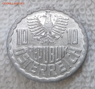 Австрия 10 грошей 1986 28 янв. 22:00 - Австрия 10 грошей 1986 20150326_203256