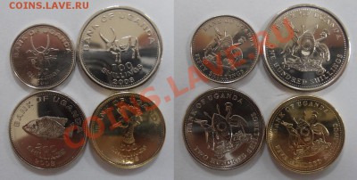 Уганда набор 2007-2008 UNC. до 10.02.2012 21-00 МСК - 6 Уганда 2007-08.JPG