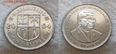Маврикий 1 рупия 2004 29 янв. 22:00 - МАВРИКИЙ 1 рупия 2004 20190626_0748