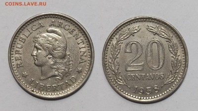 Аргентина 20 сентавос 1958 года - 25.01 - IMG_20250115_192221