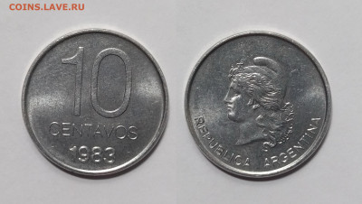 Аргентина 10 сентавос 1983 года - 25.01 - IMG_20250118_191534