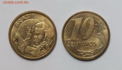 Бразилия 10 сентавос 2004 г, без обращения - 25.01 - IMG_20250118_192141