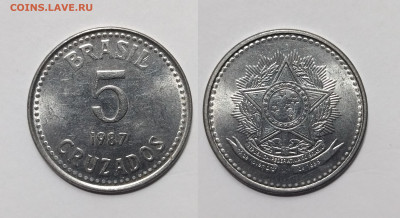 Бразилия 5 крузейро 1987 года - 25.01 - IMG_20250118_192027
