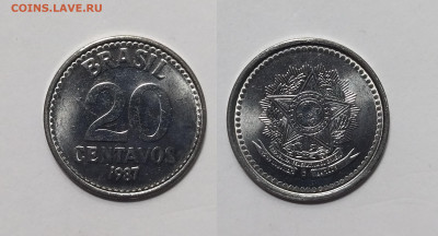 Бразилия 20 сентавос 1987 года - 25.01 - IMG_20250118_192104