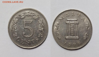 Мальта 5 центов 1976 года - 25.01 - IMG_20250118_193213