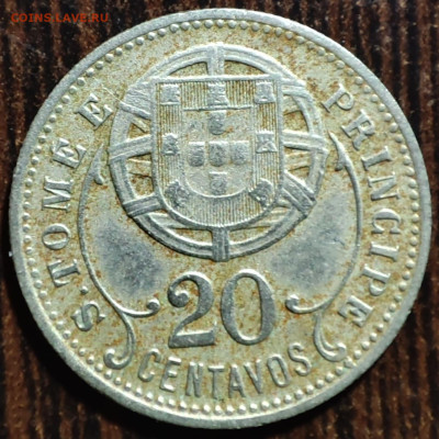 20 ц. С.-Т.и Принсипи 1929 г.,VF,до 25.01.2025г. 22:00 мск - 1001206052