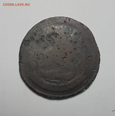 2 копейки 1758 года. Перечекан. До 30.01.2025 - 02.JPG