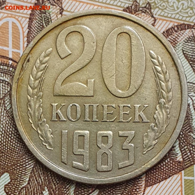 Нечастая 20 копеек 1983, шт. 3.3 3 коп.1981 - до 31.01.25. - 20241024_112808 (1) (1) (1)