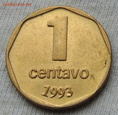 Аргентина 1 сентаво 1993 до 29.01.2025 - Аргентина 1 сентаво 1993.JPG