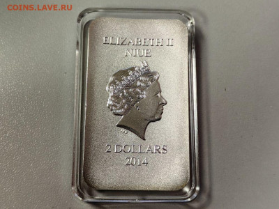 2дол 2014 Ниуэ. Икона Сергий Радонежский, Ag999, до 31.01 - Ю Православные Радонежский-3