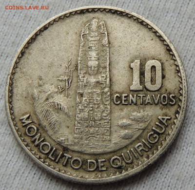 Гватемала 10 сентаво 1970 до 29.01.2025 - Гватемала 10 сентаво 70.JPG