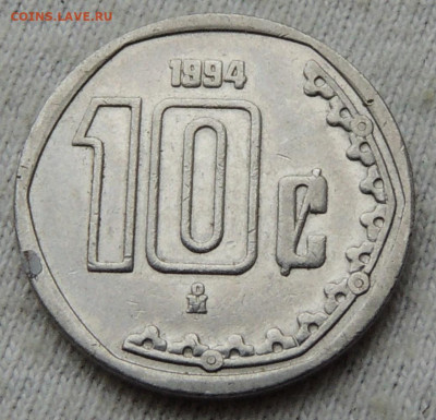 Мексика 10 сентаво 1994 до 29.01.2025 - Мексика 10 сентаво 94.JPG