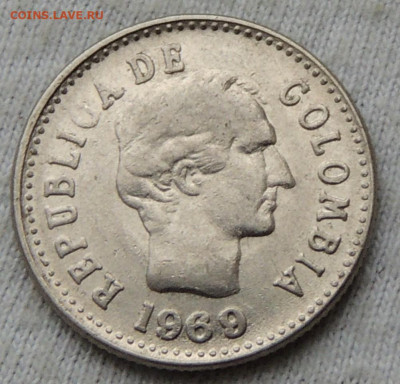 Колумбия 10 сентаво 1969 до 29.01.2025 - Венок не закольцован .JPG