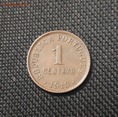 ПОРТУГАЛИЯ 1 СЕНТАВО 1918 года До 01.02 - 20241230_184539