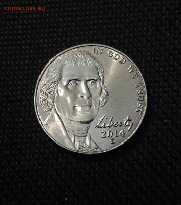 США 5 центов 2014 года mint D До 01.02 - 20241230_185915
