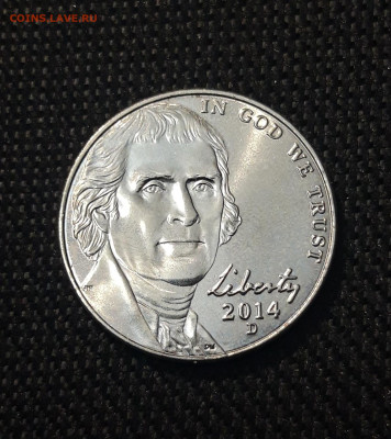 США 5 центов 2014 года mint D До 01.02 - 20241230_185910