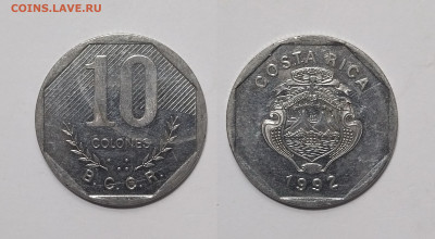 Коста Рика 10 колонов 1992 года - 29.01 - IMG_20250118_100930