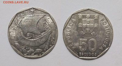 Португалия 50 эскудо 1989 года, корабль - 29.01 - IMG_20250118_100950