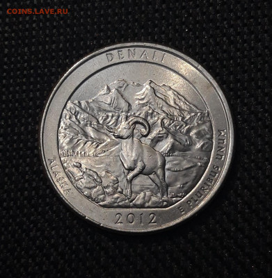 4 доллара 2012 года Парки США Денали До 03.02 - 20241230_172952