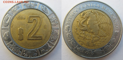 Мексика 2 песо 1998 г. До 01.02.25 - Мексика 2 песоо 1998.JPG