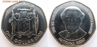 Ямайка 1 доллар 2003 г. До 01.02.25 - Ямайка 1 доллар 2003.JPG