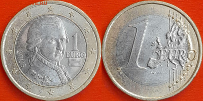 Австрия, 1 евро 2009 г. (1216) до 22:00 04.02.25 - 1216
