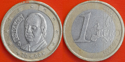 Испания, 1 евро 2002 г. (1221) до 22:00 04.02.25 - 1221