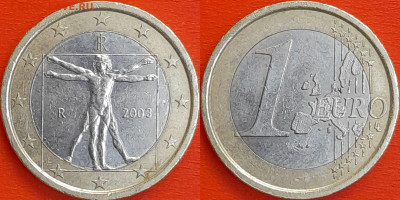 Италия, 1 евро 2003 г. (1226) до 22:00 04.02.25 - 1226