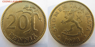 Финляндия 20 пенни 1973 г. До 01.02.25 - Финляндия 20 пенни 1973.JPG