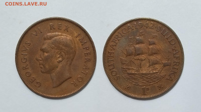 Британская Южная Африка 1 пенни 1942 г Георг VI - 1.02 - IMG_20250120_192316