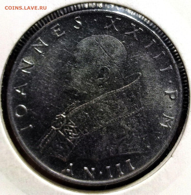 100 лир Ватикан 1961 г.,UNC,до 02.02.2025г. 22:00 мск - 1001206590