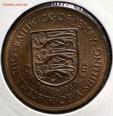 12 шиллинга Джерси 1960г.,UNC,до 02.02.2025г. 22:00 мск - 1001206589