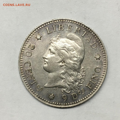Аргентина. 20 сентаво 1883, до 06.02.2025. - IMG-20250130-WA0050