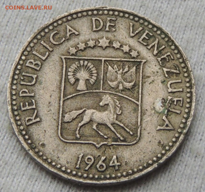 Венесуэла 5 сентимо 1964 №2 до 04.02.2025 - Венесуэла 5 сентимо 1964 .JPG