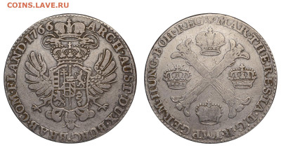 2 кроненталера 1766 г. До 02.02.25 - Р1679
