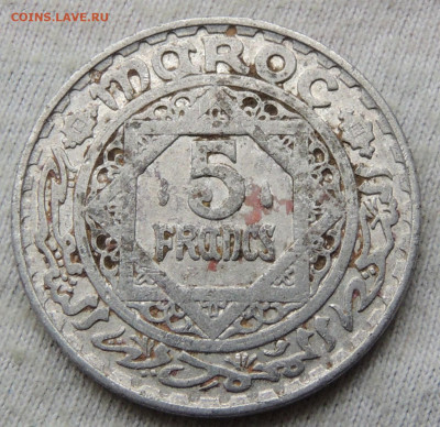 Марокко 5 франков 1951 до 04.02.2025 - Марокко 5 франков 51.JPG