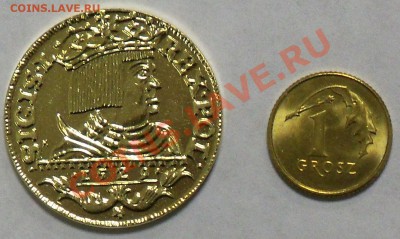 Польша, 4 совр. жетона (2 с Сигизмундом, денар, волк) оценка - 100_0611.JPG