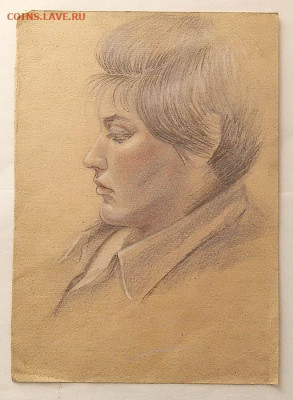 Студентка Ирина пастель Вязовиков В.Г. 1992 г. - зарисовка-пастель_Ира_1992