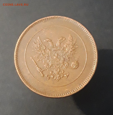 5 пенни РУССКАЯ ФИНЛЯНДИЯ 1917 Орел До 08.02 - 20240822_213939