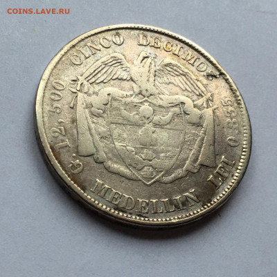 Колумбия. 50 сентаво 1877. До 08.02.2025. - IMG-20250202-WA0007