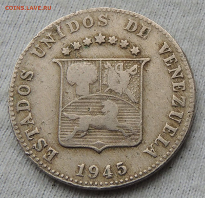 Венесуэла 12½ сентимо 1945 до 06.02.2025 - Венесуэла 12½ сентимо 45 .JPG