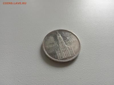 5 рейхсмарок 1934 III рейх, Кирха подписная, Берлин - 2